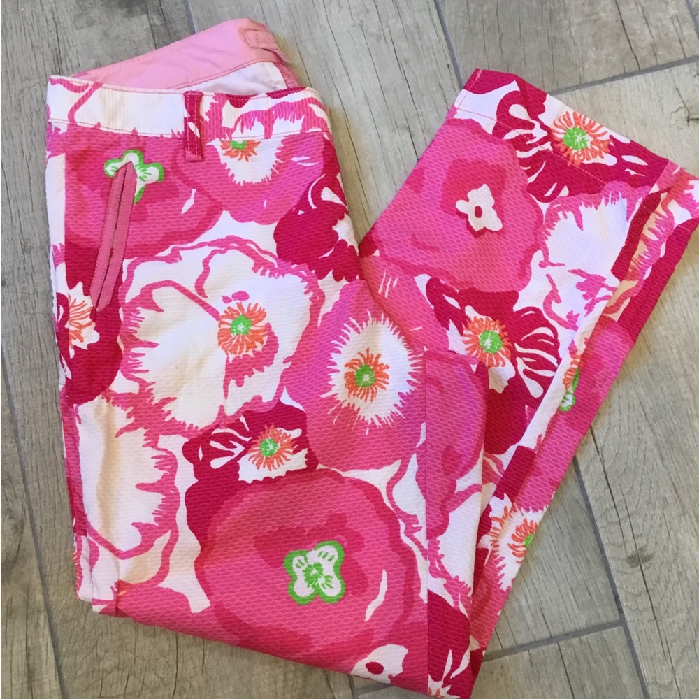 Lilly Pulitzer pique cotton pants